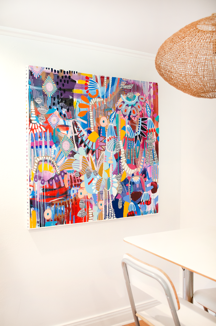 FESTIVAL OF HARVEST - 48x48 ON CANVAS