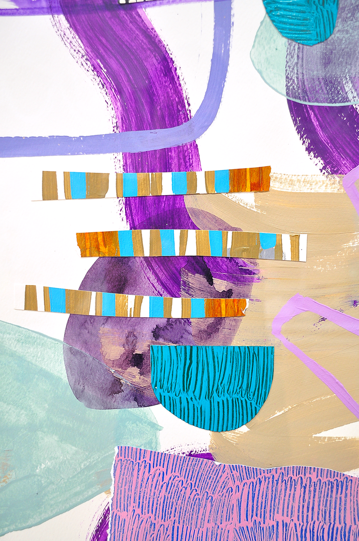 Instant Gratification - 28x36 Framed Mixed Media