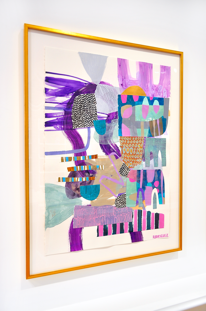 Instant Gratification - 28x36 Framed Mixed Media