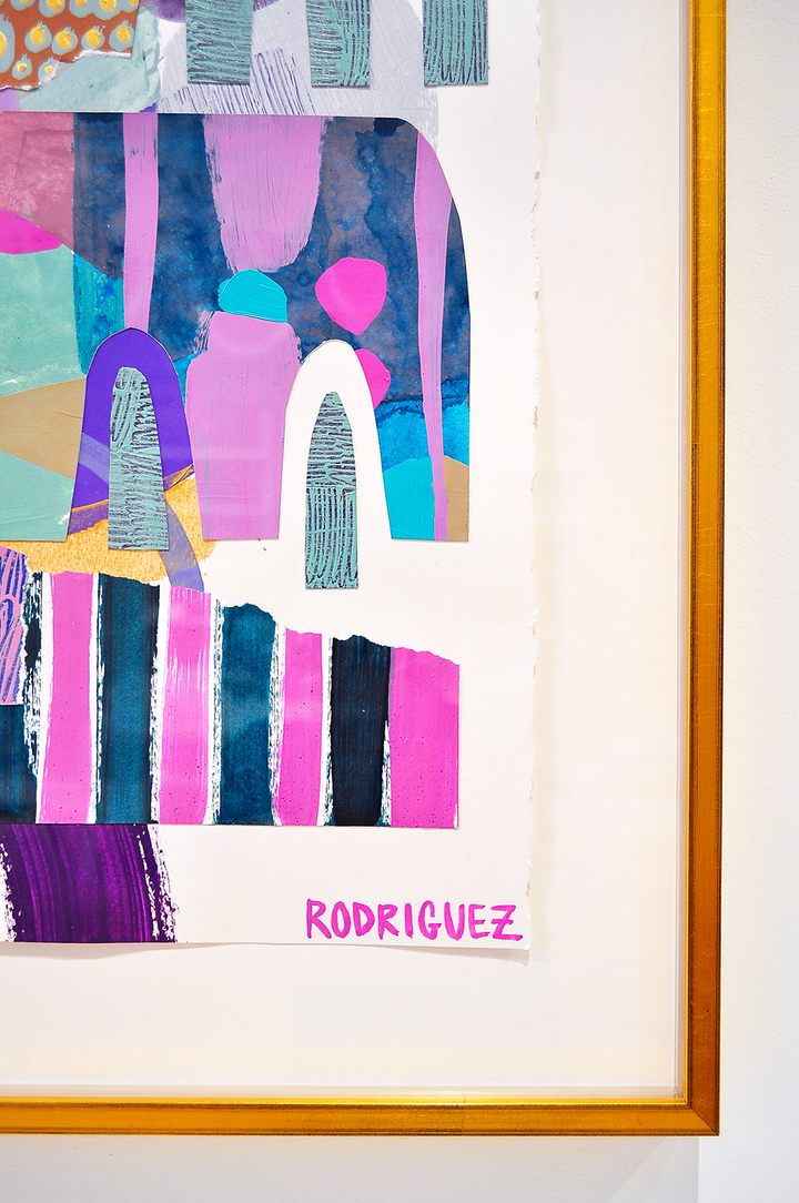 Instant Gratification - 28x36 Framed Mixed Media