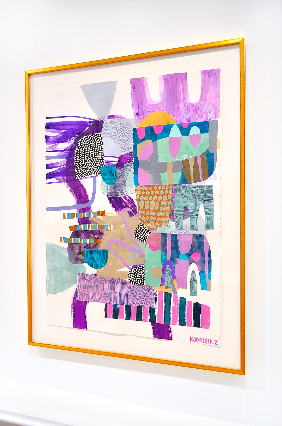 Instant Gratification - 28x36 Framed Mixed Media