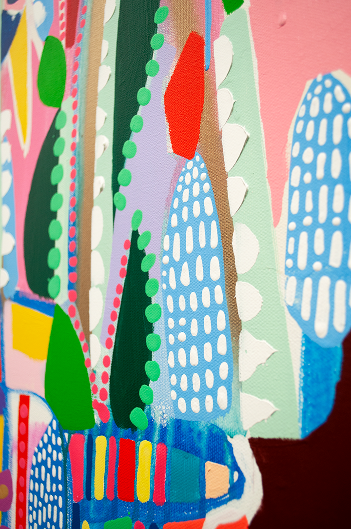 FROM THE GROUND UP - 48x48 ON CANVAS