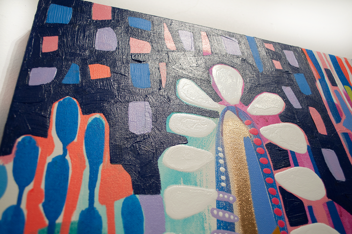 FROM THE GROUND UP - 48x48 ON CANVAS