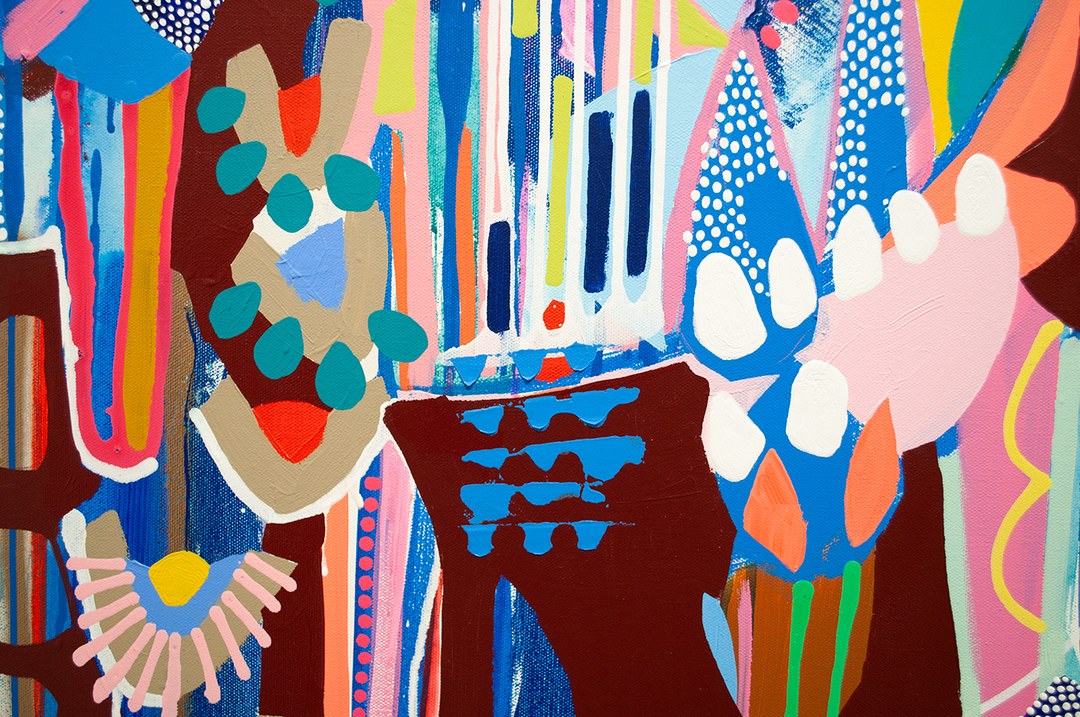 FROM THE GROUND UP - 48x48 ON CANVAS