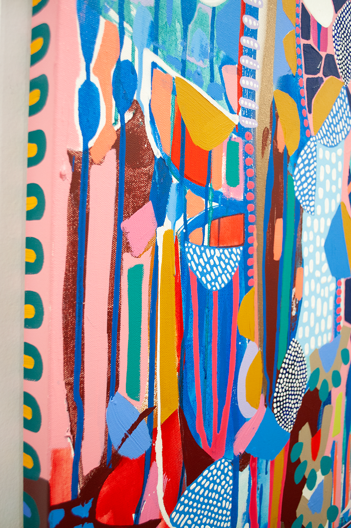 FROM THE GROUND UP - 48x48 ON CANVAS