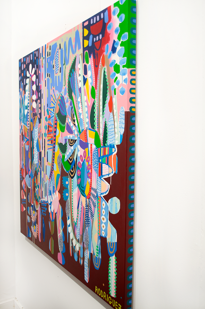 FROM THE GROUND UP - 48x48 ON CANVAS