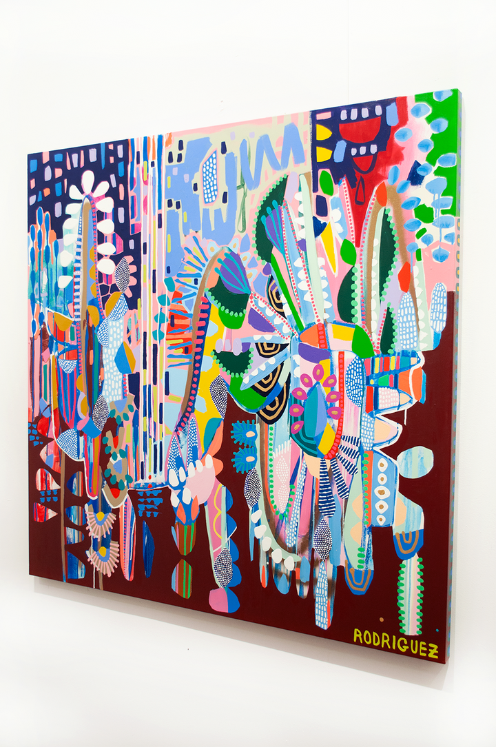 FROM THE GROUND UP - 48x48 ON CANVAS
