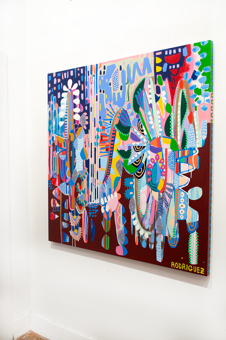 FROM THE GROUND UP - 48x48 ON CANVAS