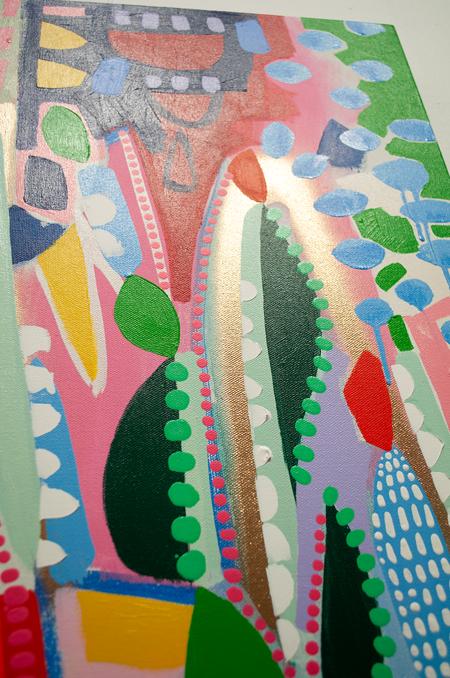 FROM THE GROUND UP - 48x48 ON CANVAS