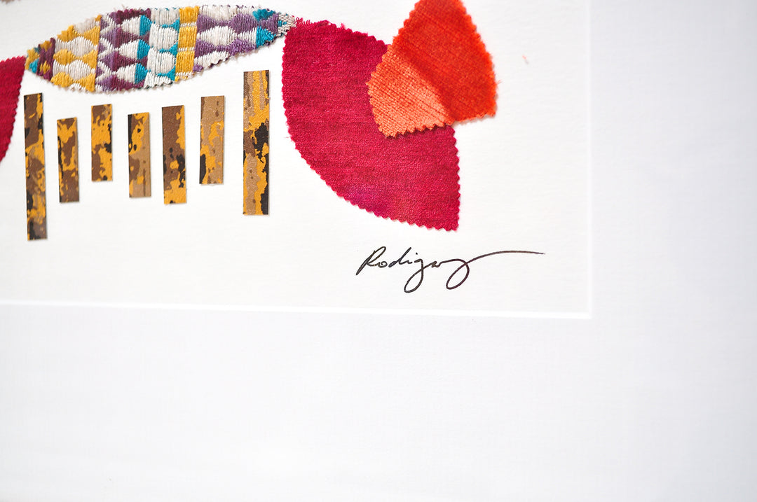 GYPSY - 17.5 x 21.5 - FRAMED COLLAGE