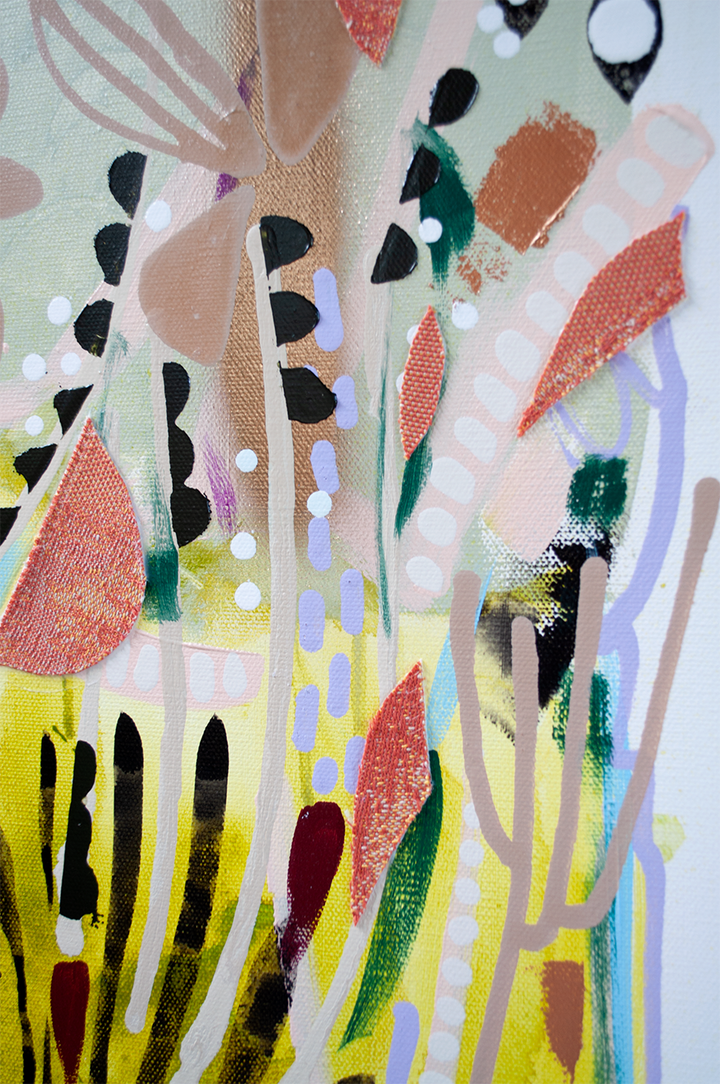 LAGOON - 36x36 ON CANVAS