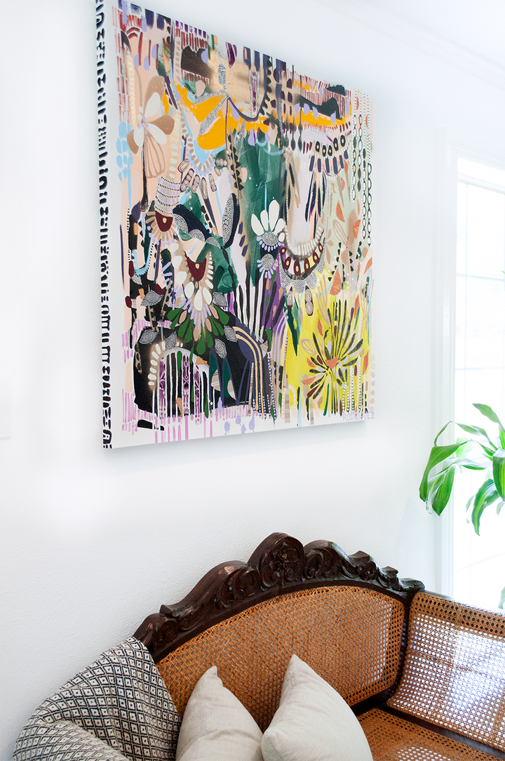 LAGOON - 36x36 ON CANVAS