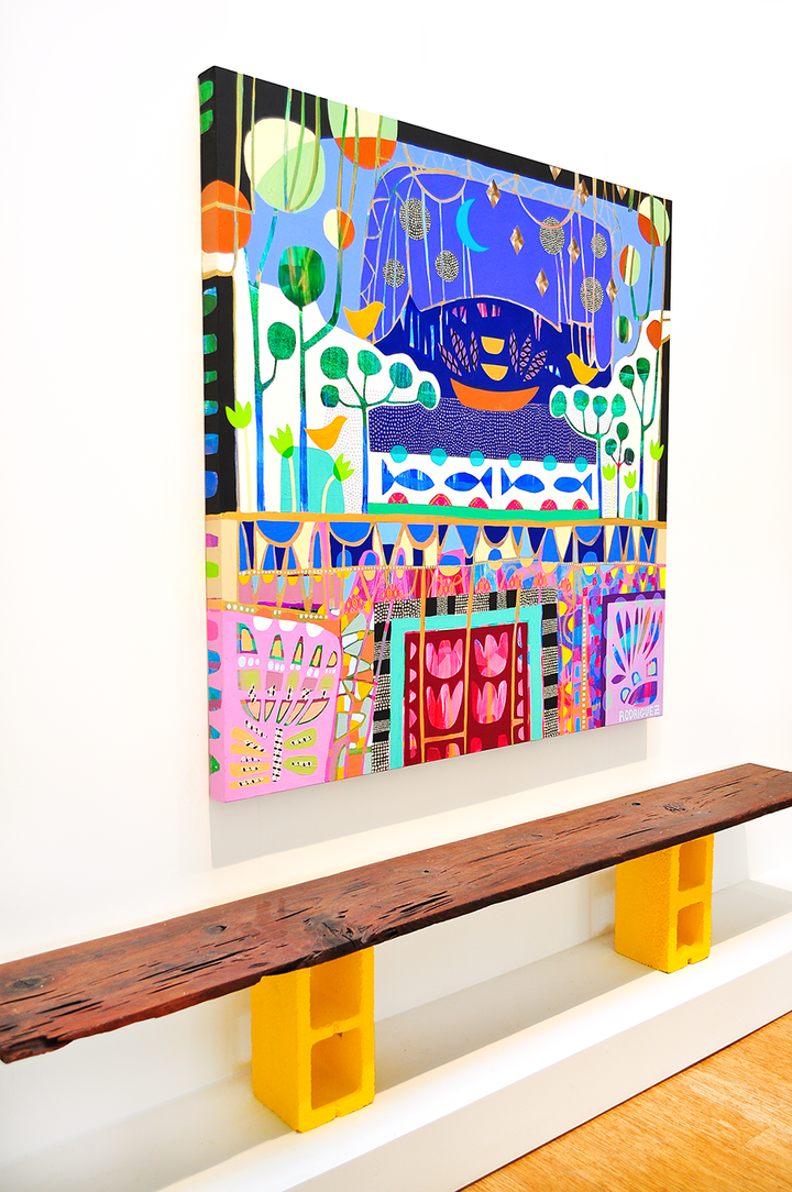 May Your Journey Be Blessed - 60x60 on Canvas