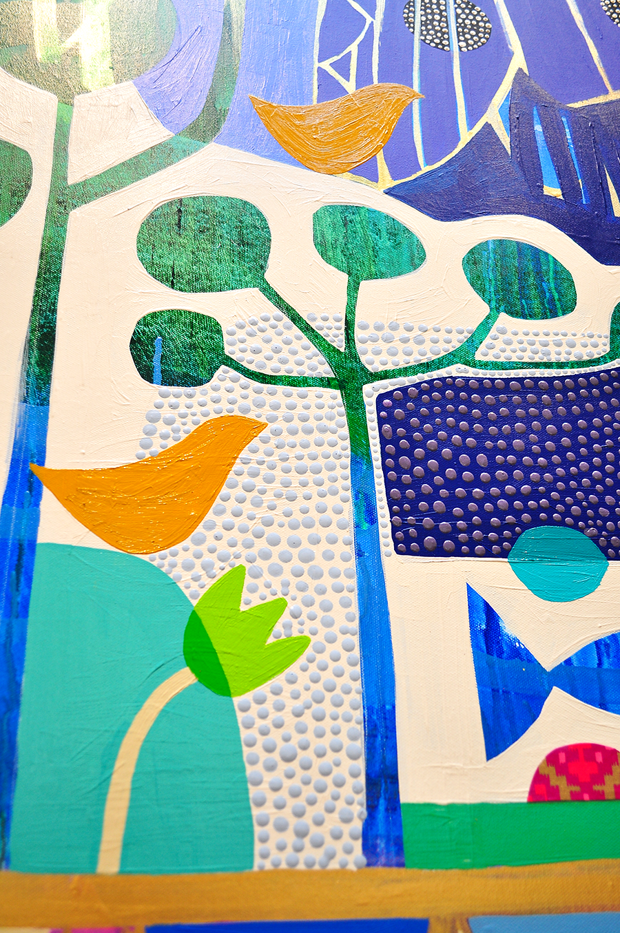 May Your Journey Be Blessed - 60x60 on Canvas