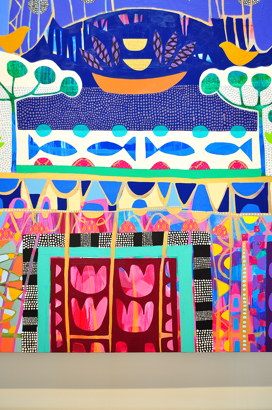 May Your Journey Be Blessed - 60x60 on Canvas