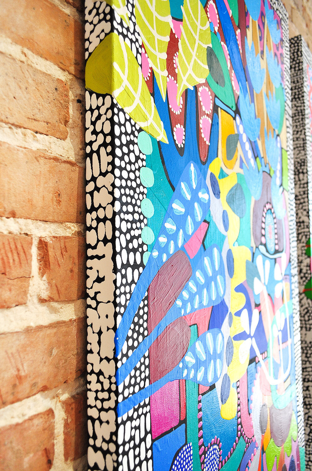 PLAYING PUZZLES IN THE JUNGLE- DIPTYCH - 48x24 Each on Canvas