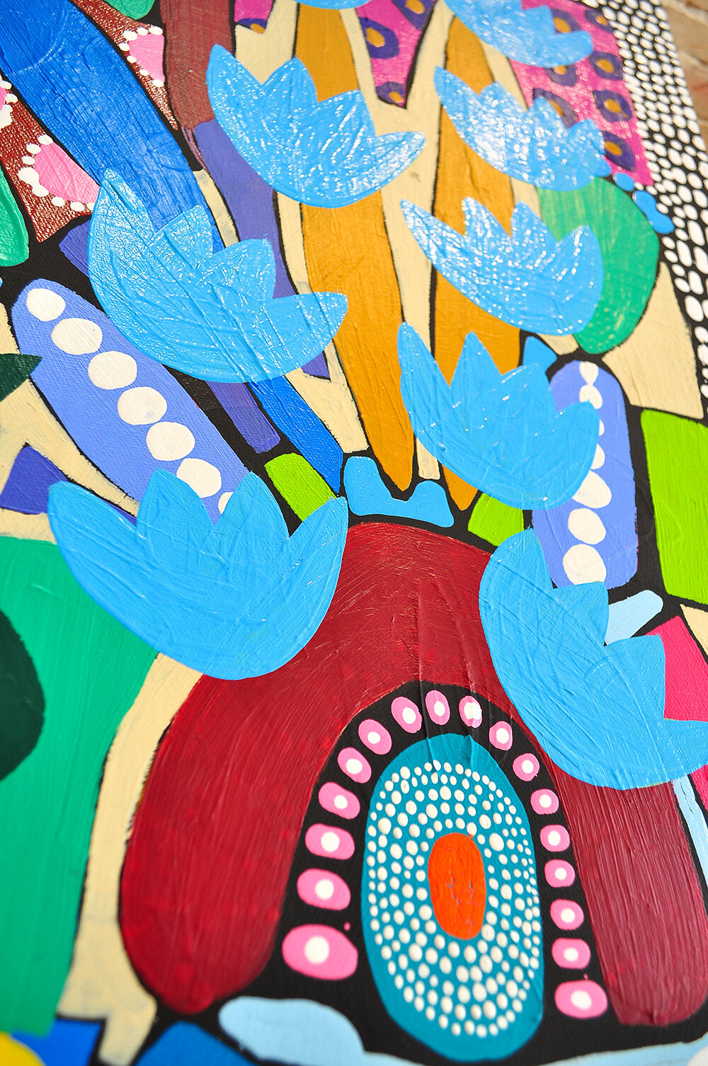 PLAYING PUZZLES IN THE JUNGLE- DIPTYCH - 48x24 Each on Canvas