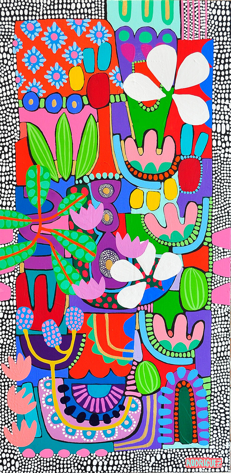 PLAYING PUZZLES IN THE JUNGLE- DIPTYCH - 48x24 Each on Canvas