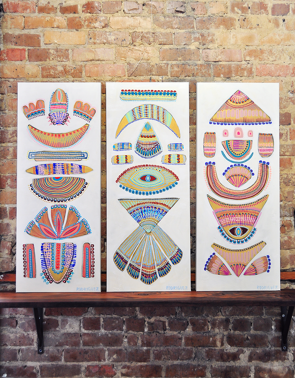 RELIC II 40x16 ON CANVAS