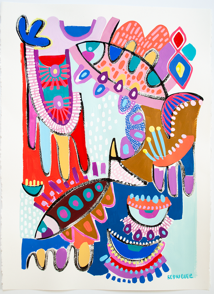 TWO FOR ONE - 22x30 ON PAPER